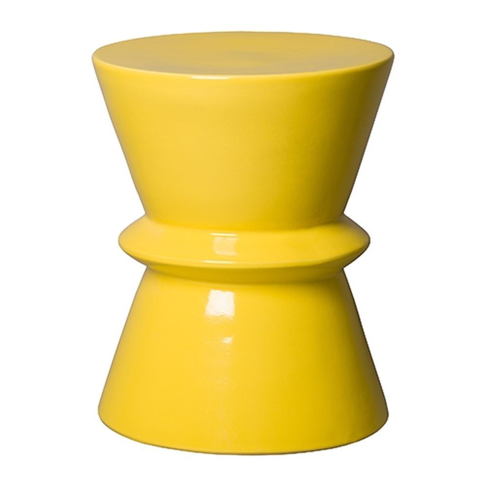 Yellow Zip Ceramic Garden Stool – Seven Colonial | Ceramic Intended For Jadiel Ceramic Garden Stools (Photo 9 of 25)