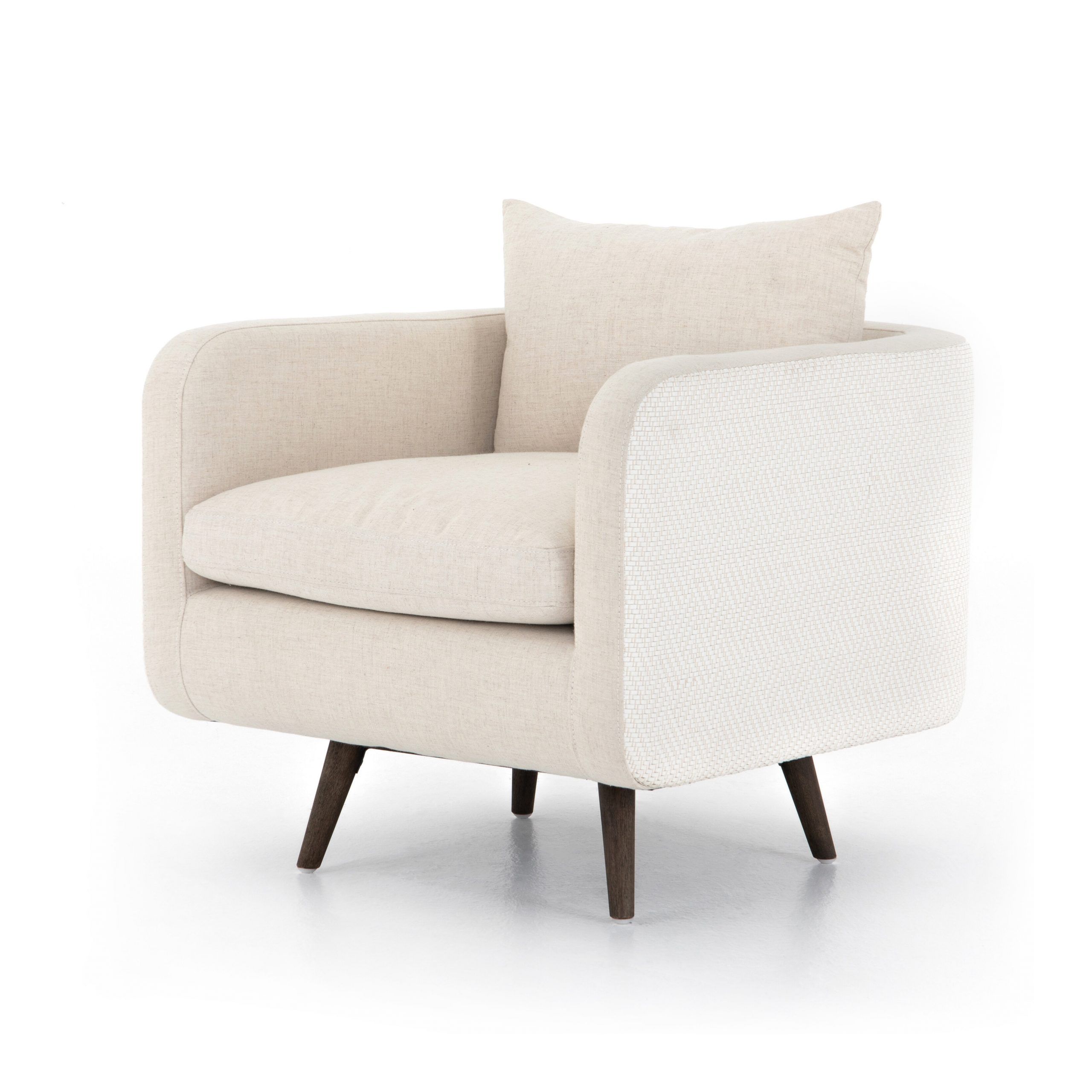 28.5" W Polyester Blend Armchair With Regard To Polyester Blend Armchairs (Photo 5 of 15)