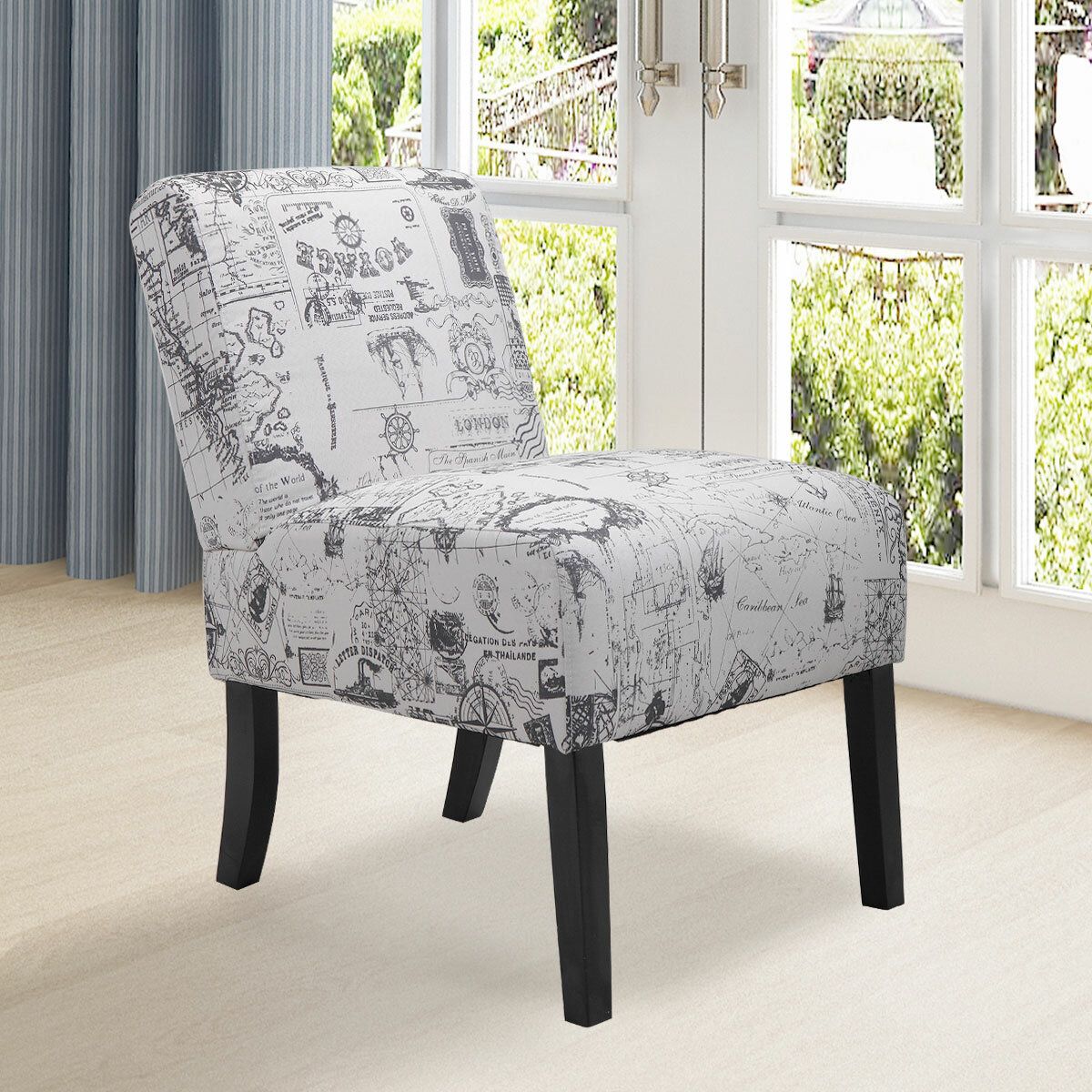 Aime Upholstered Parsons Chair In Beige Intended For Aime Upholstered Parsons Chairs In Beige (Photo 1 of 15)