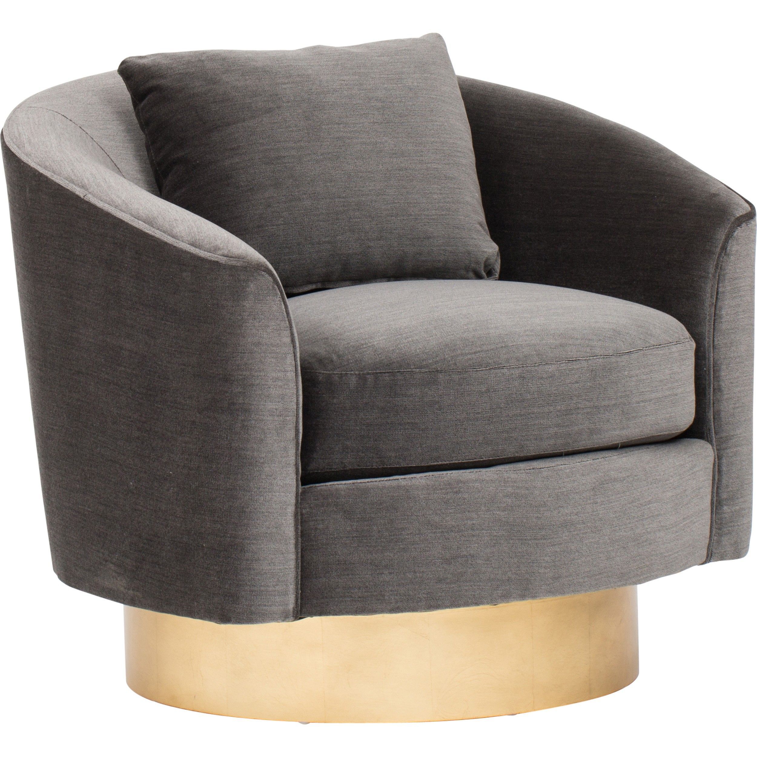 Camino Swivel Chair – Fabric – Chairs – Furniture | Modern For Filton Barrel Chairs (View 6 of 15)