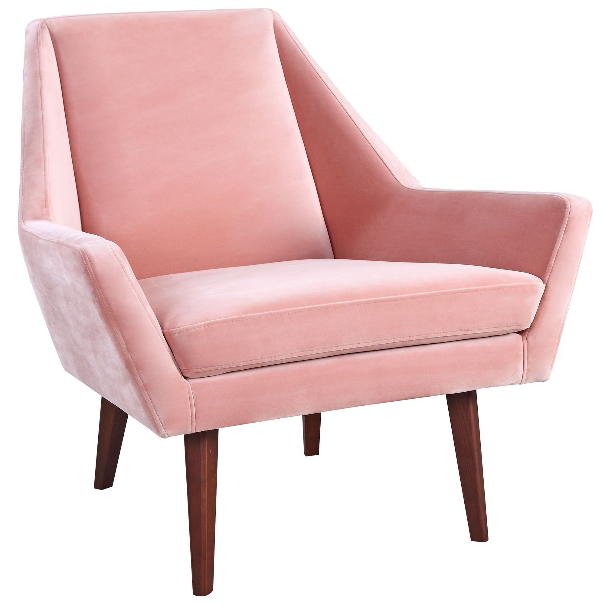 Dodicci Amy Velvet Armchair & Reviews | Temple & Webster In Throughout Reynolds Armchairs (Photo 9 of 15)