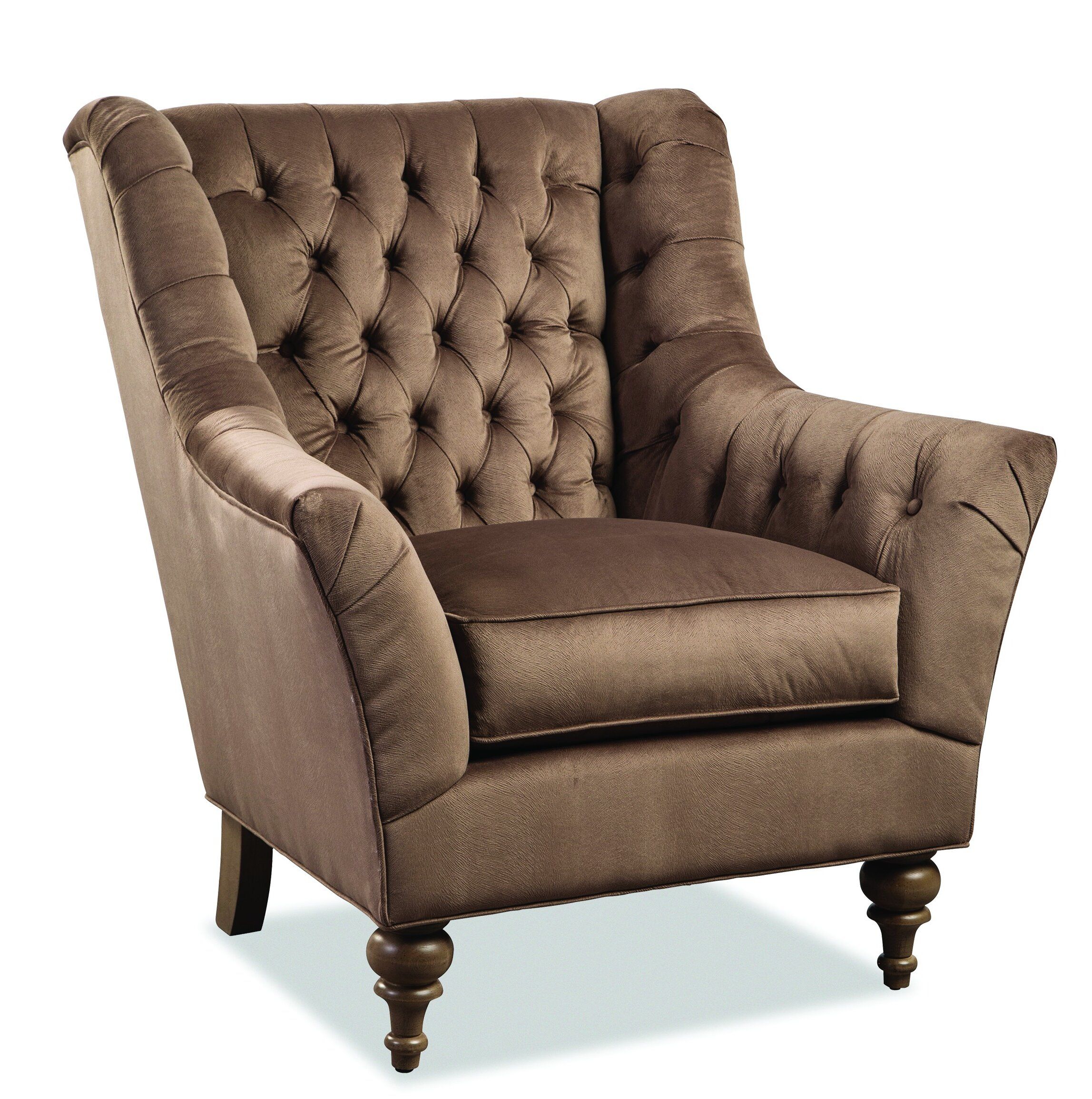 Espresso Wood Wingback Accent Chairs You'Ll Love In 2021 Within Waterton Wingback Chairs (View 6 of 15)