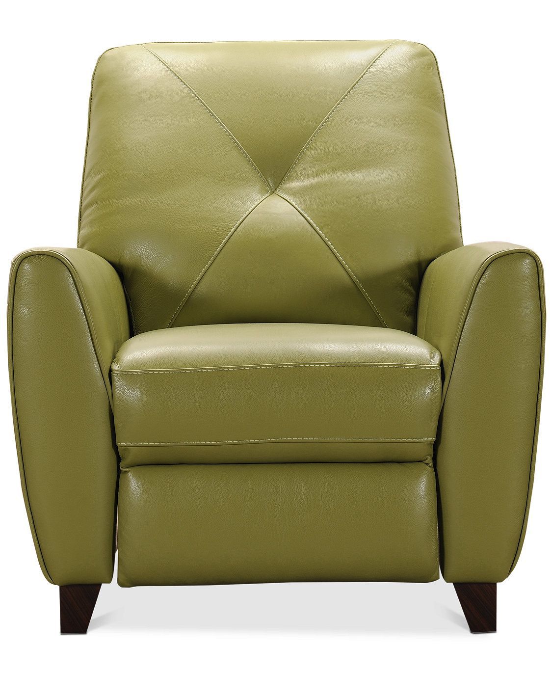 Furniture Myia Leather Pushback Recliner, Created For Macy'S Throughout Myia Armchairs (Photo 7 of 15)