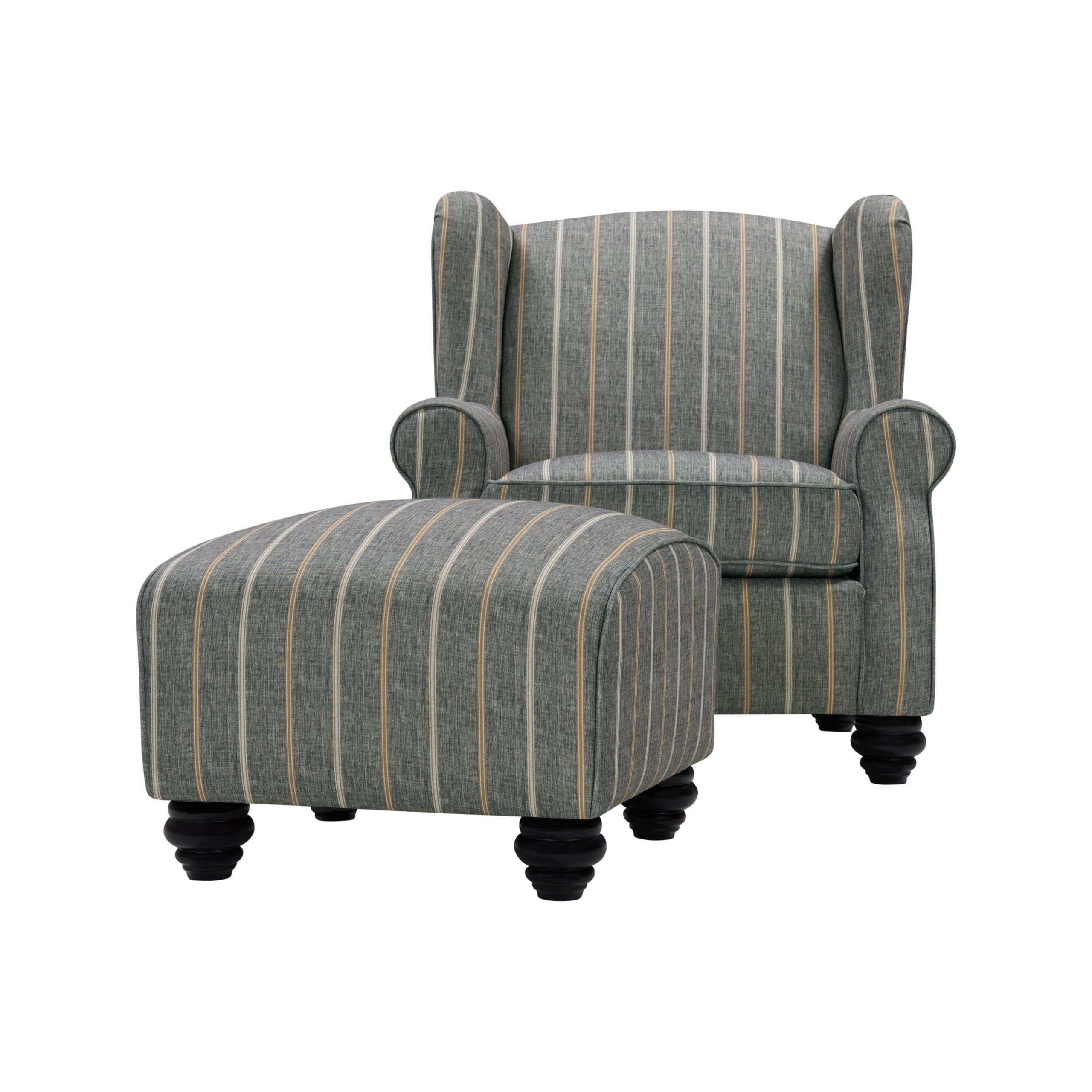 Geometric Round Arm Accent Chairs You'Ll Love In 2021 | Wayfair In Brames Barrel Chair And Ottoman Sets (Photo 6 of 15)
