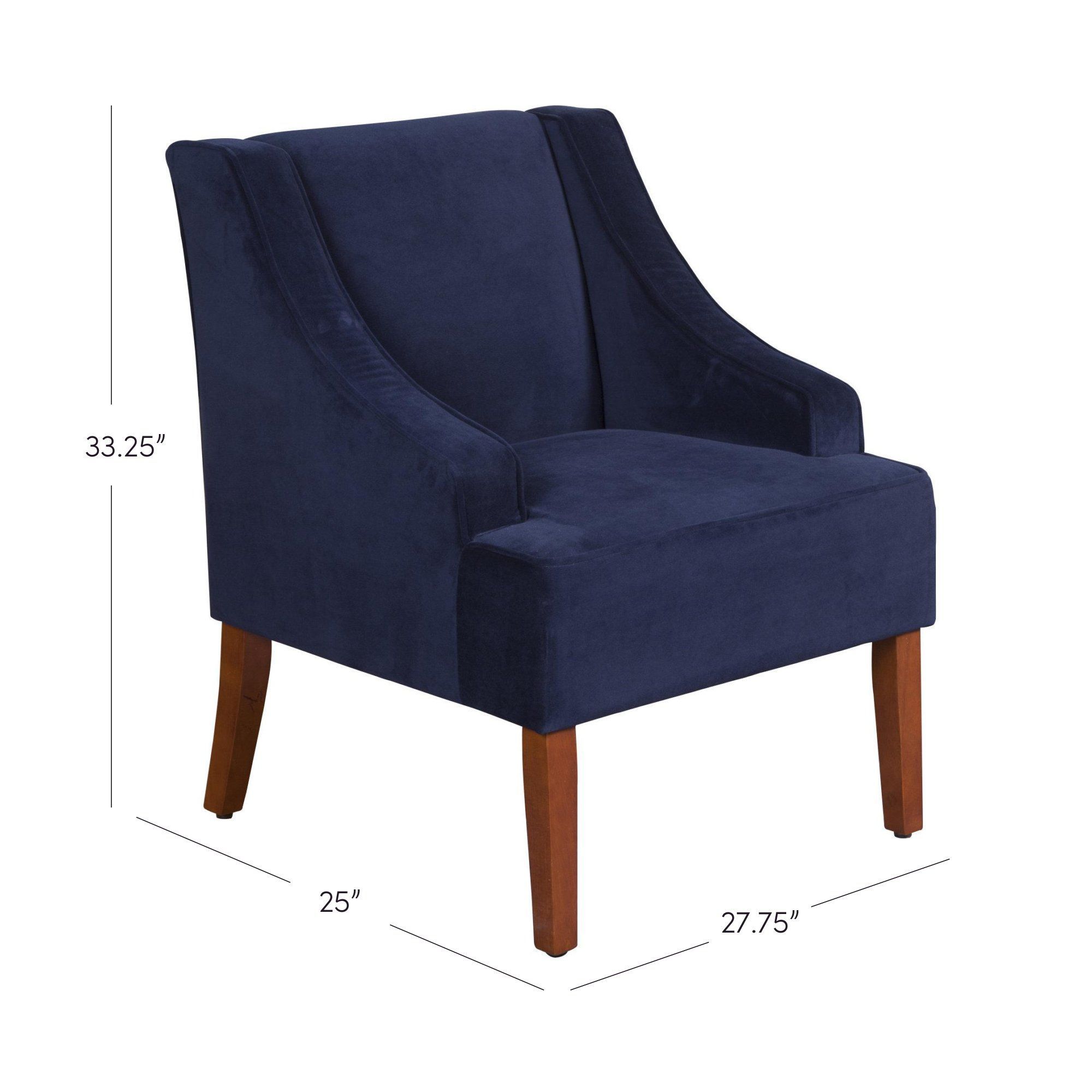 Krantz Swoop Armchair | Velvet Accent Chair, Accent Chairs With Myia Armchairs (View 10 of 15)