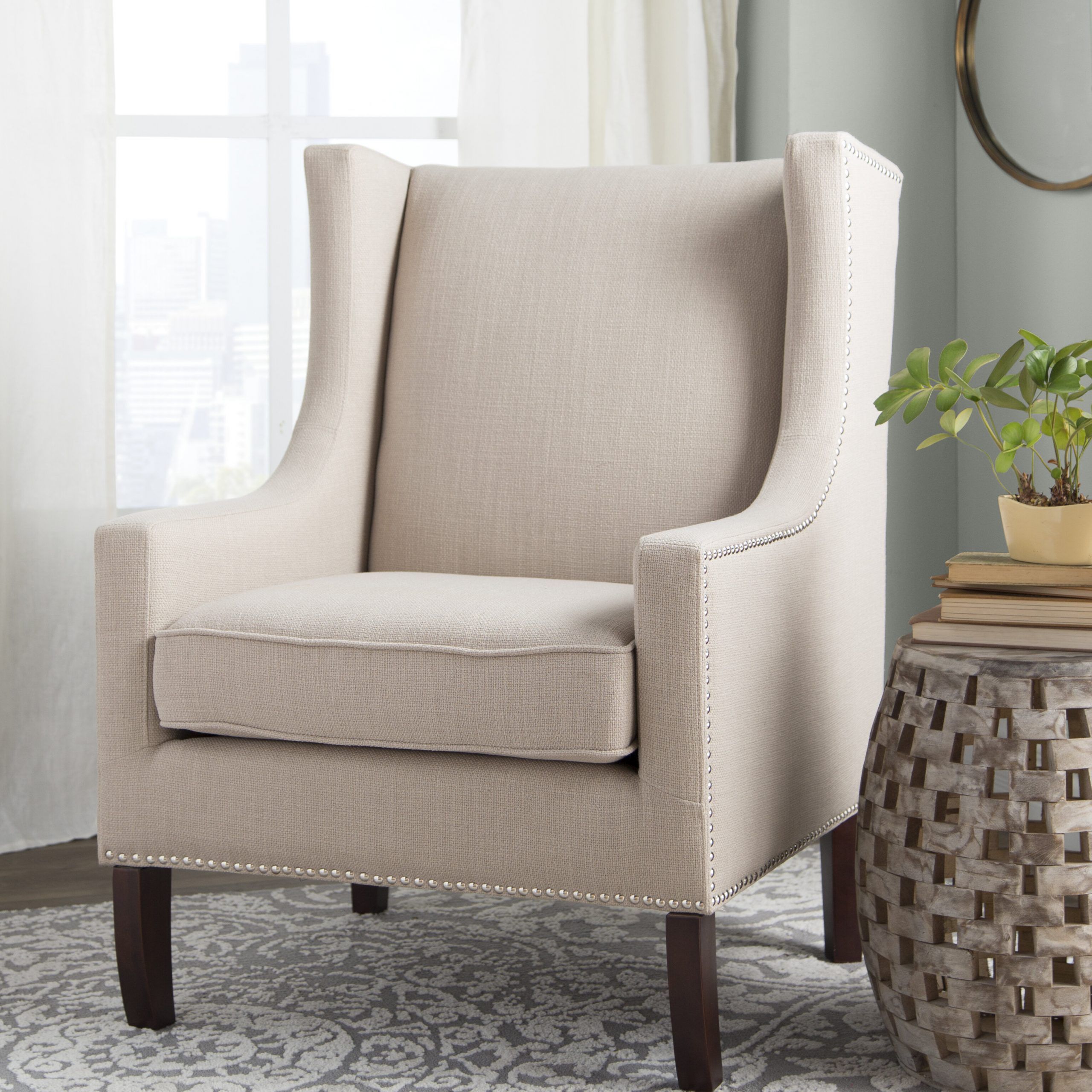 Nailhead Accent Chairs You'Ll Love In 2021 | Wayfair Within Suki Armchairs By Canora Grey (View 4 of 15)