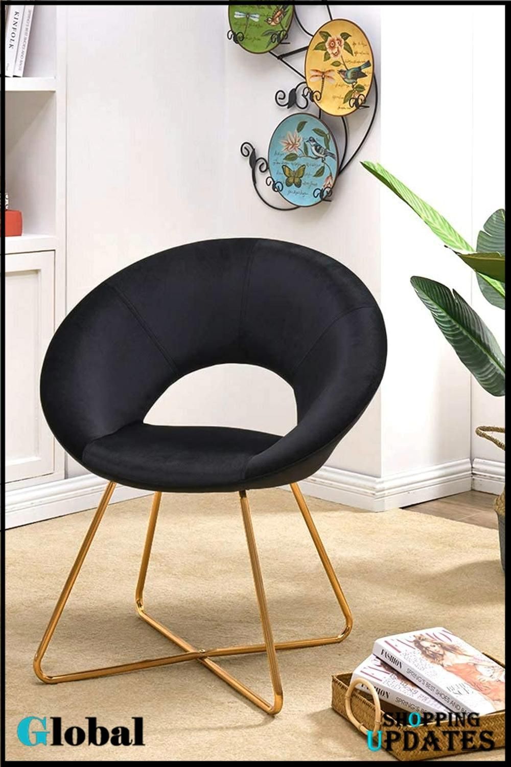 Pin On Furniture Within Grinnell Silky Velvet Papasan Chairs (View 5 of 15)