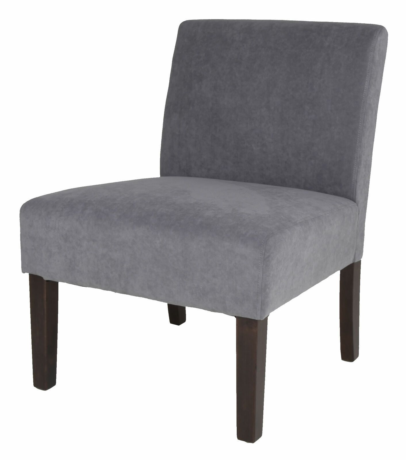 Zenvida Modern Armless Accent Slipper Chair Solid Hardwood Pertaining To Harland Modern Armless Slipper Chairs (View 2 of 15)