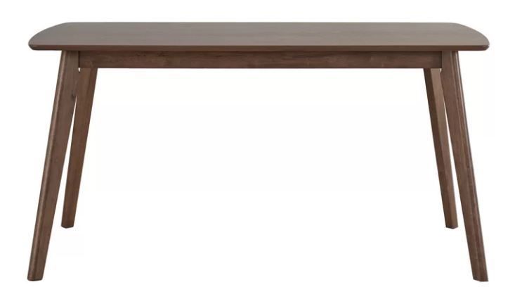 $206 Walnut Or Natural 59.06'' L X 35.43'' W X 29.61'' H Inside Most Current Isak  (View 1 of 15)