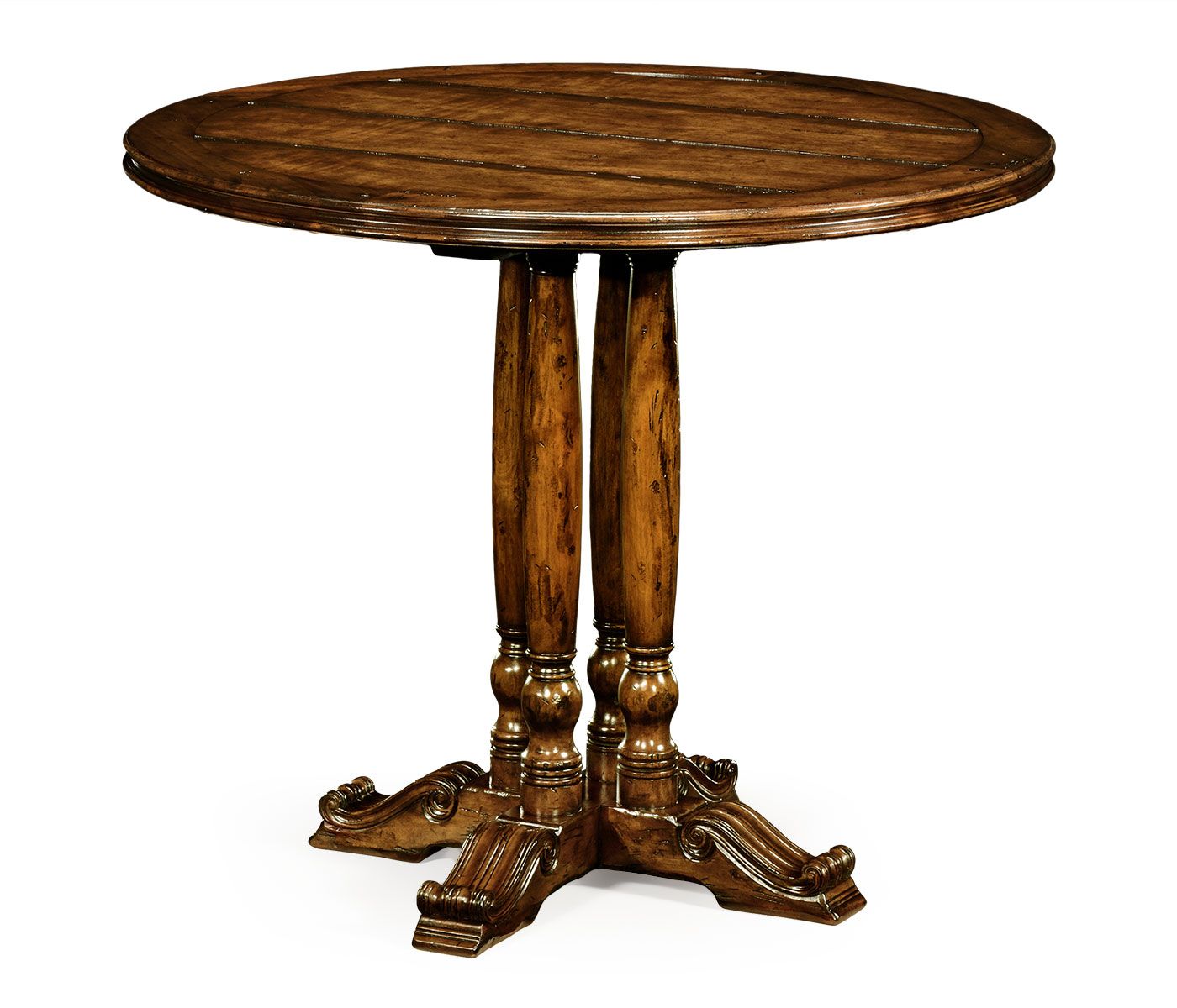36" French Round Country Dining Table Throughout Most Current Montauk 36'' Dining Tables (View 7 of 15)