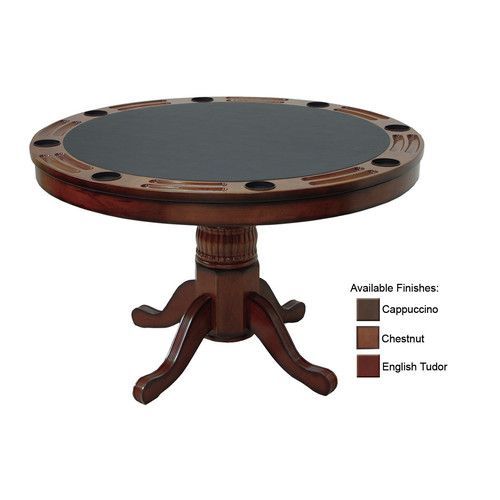 48" Round Poker Table | Round Poker Table, Poker Table Intended For Most Recently Released Mcbride 48&quot; 4 &#8211; Player Poker Tables (View 7 of 15)