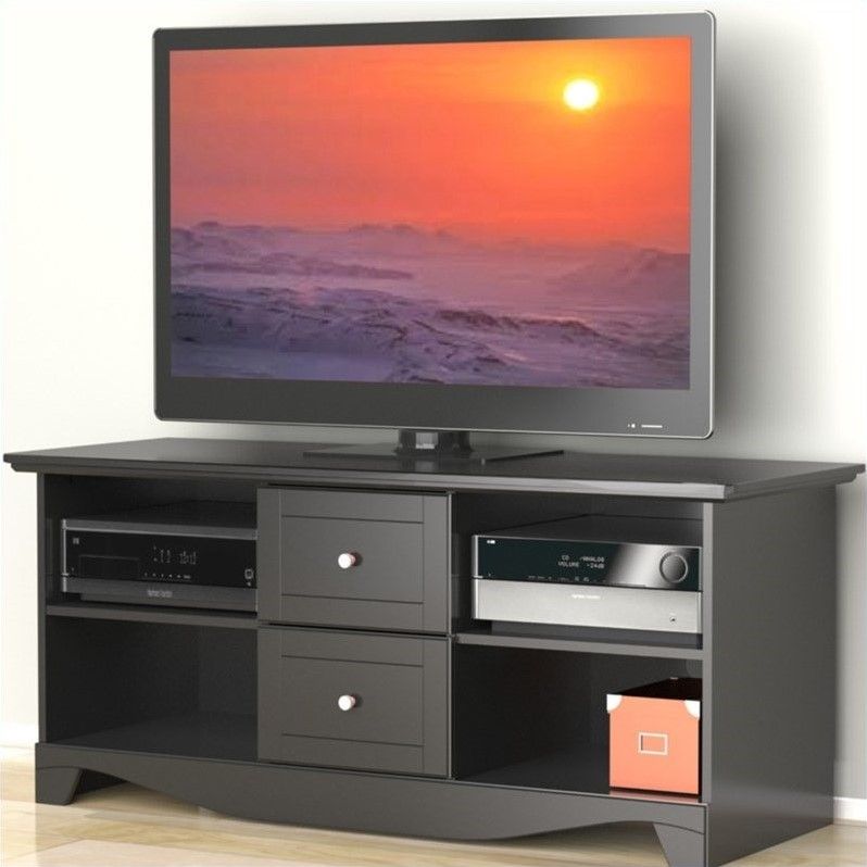 56" Plasma Lcd Tv Stand In Black Lacquer – 100806 Within Most Up To Date Dionara 56&quot; L Breakroom Tables (View 13 of 15)