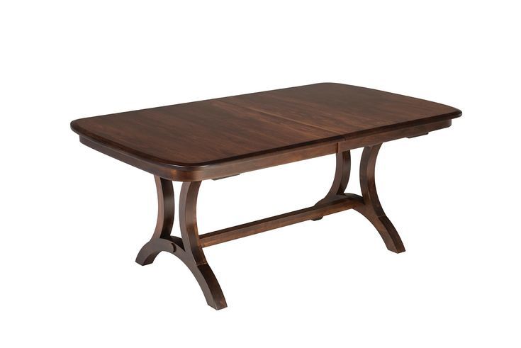Amish Vanderbilt Trestle Dining Table | Trestle Dining Intended For Most Recently Released Alexxes 38&#039;&#039; Trestle Dining Tables (View 13 of 15)