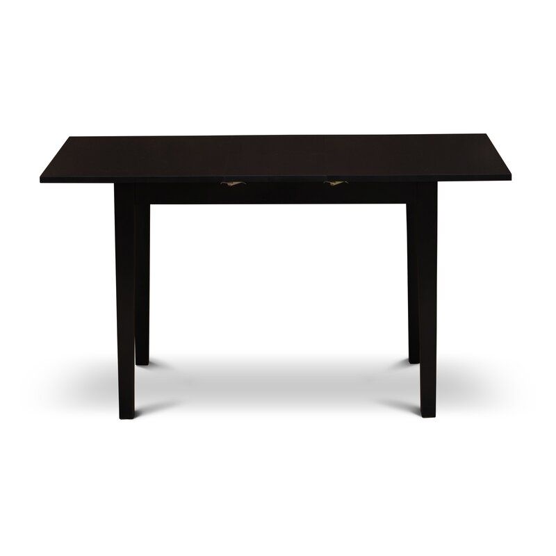 Andover Mills™ Antonio Extendable Butterfly Leaf Intended For Most Recent Katarina Extendable Rubberwood Solid Wood Dining Tables (View 5 of 15)