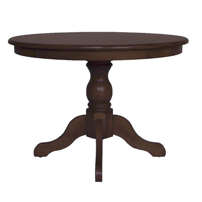 Carolina Classics Charlotte Pedestal Dining Table In Throughout Newest Genao 35&#039;&#039; Dining Tables (View 9 of 15)