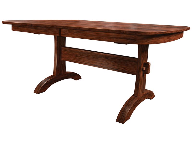 Cedar Creek Trestle Dining Table – Stutzmans Amish Furniture In Recent Haddington 42'' Trestle Dining Tables (View 6 of 15)