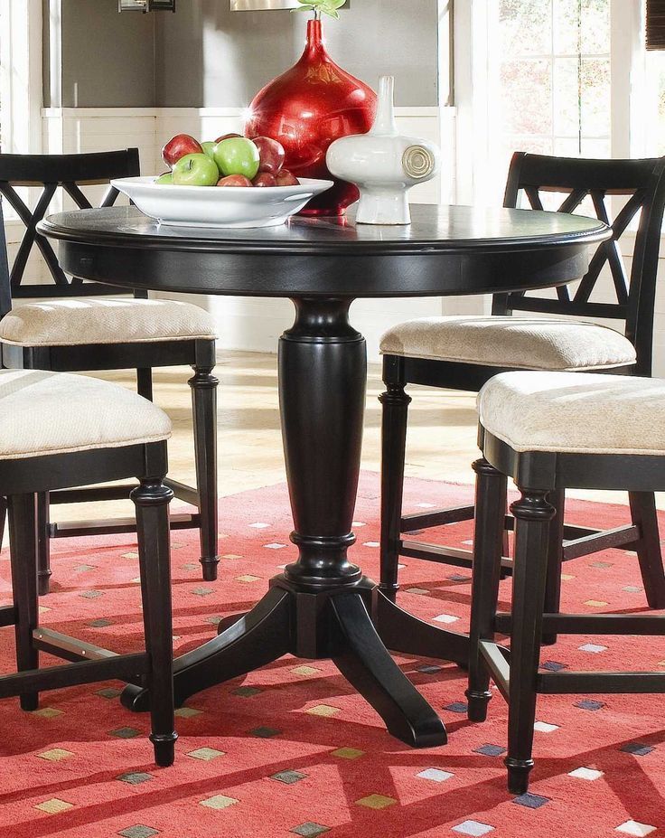 Discover Glamorous Wood American Drew Furniture At Intended For 2017 Bar Height Pedestal Dining Tables (Photo 5 of 15)