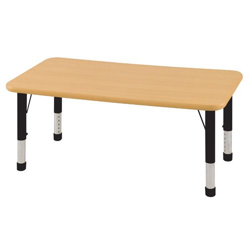 Ecr4Kids 24X48" Rect Table Mmbk Chunky Within 2017 Elite Rectangle 48" L X 24" W Tables (View 8 of 15)