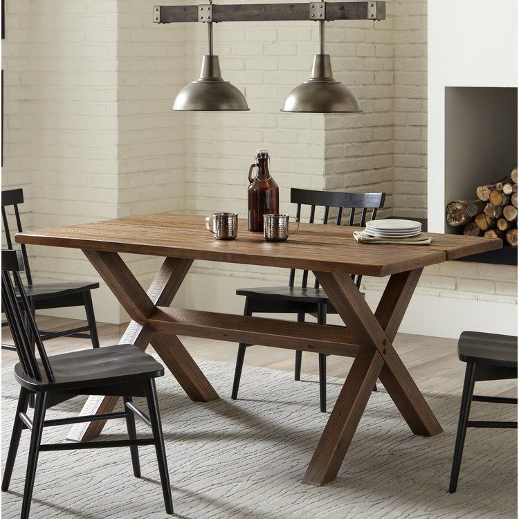 Grain Wood Furniture Montauk Solid Wood Dining Table With Regard To Most Recent Montauk 35.5'' Pine Solid Wood Dining Tables (Photo 5 of 15)