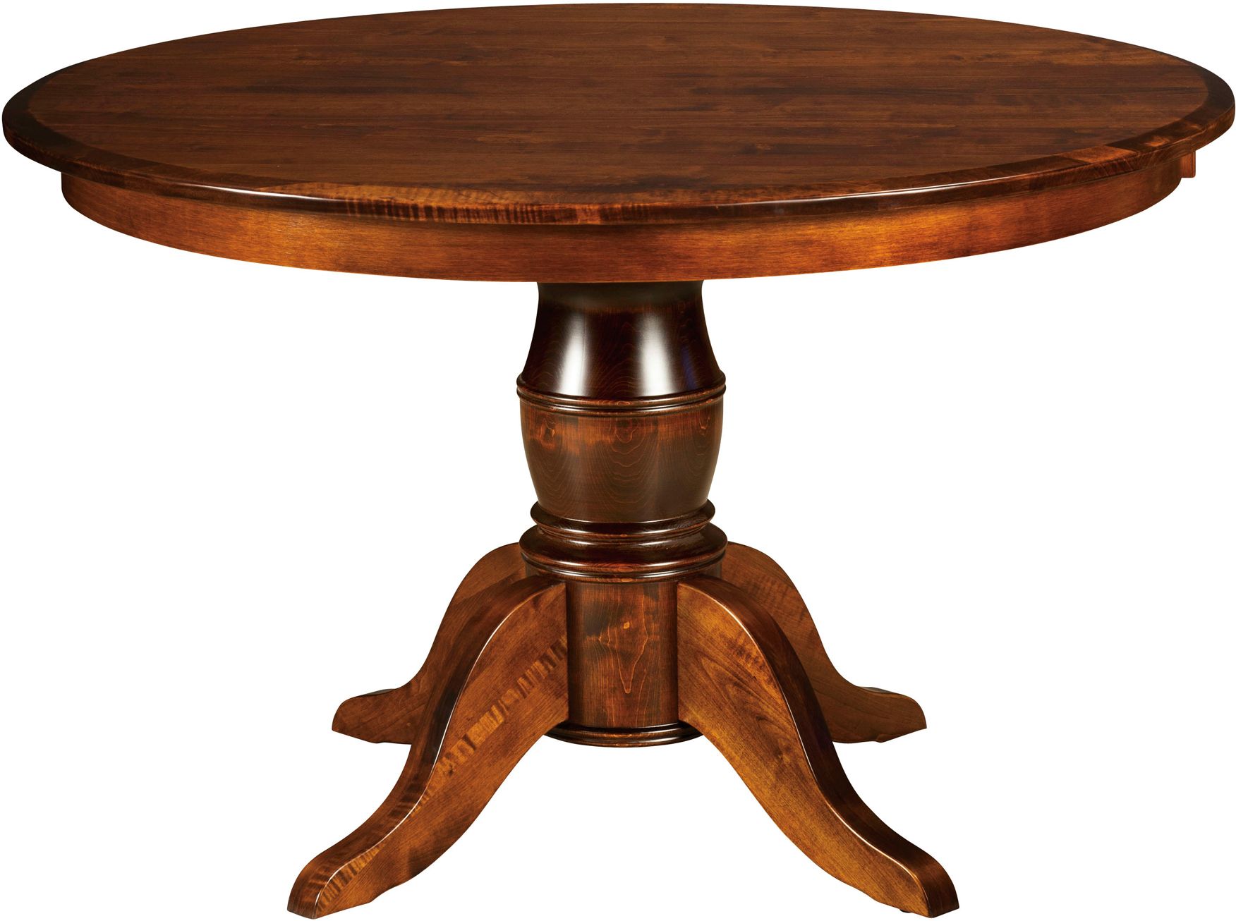 Harrison Single Pedestal Dining Table | Amish Harrison With Most Current Pedestal Dining Tables (View 4 of 15)