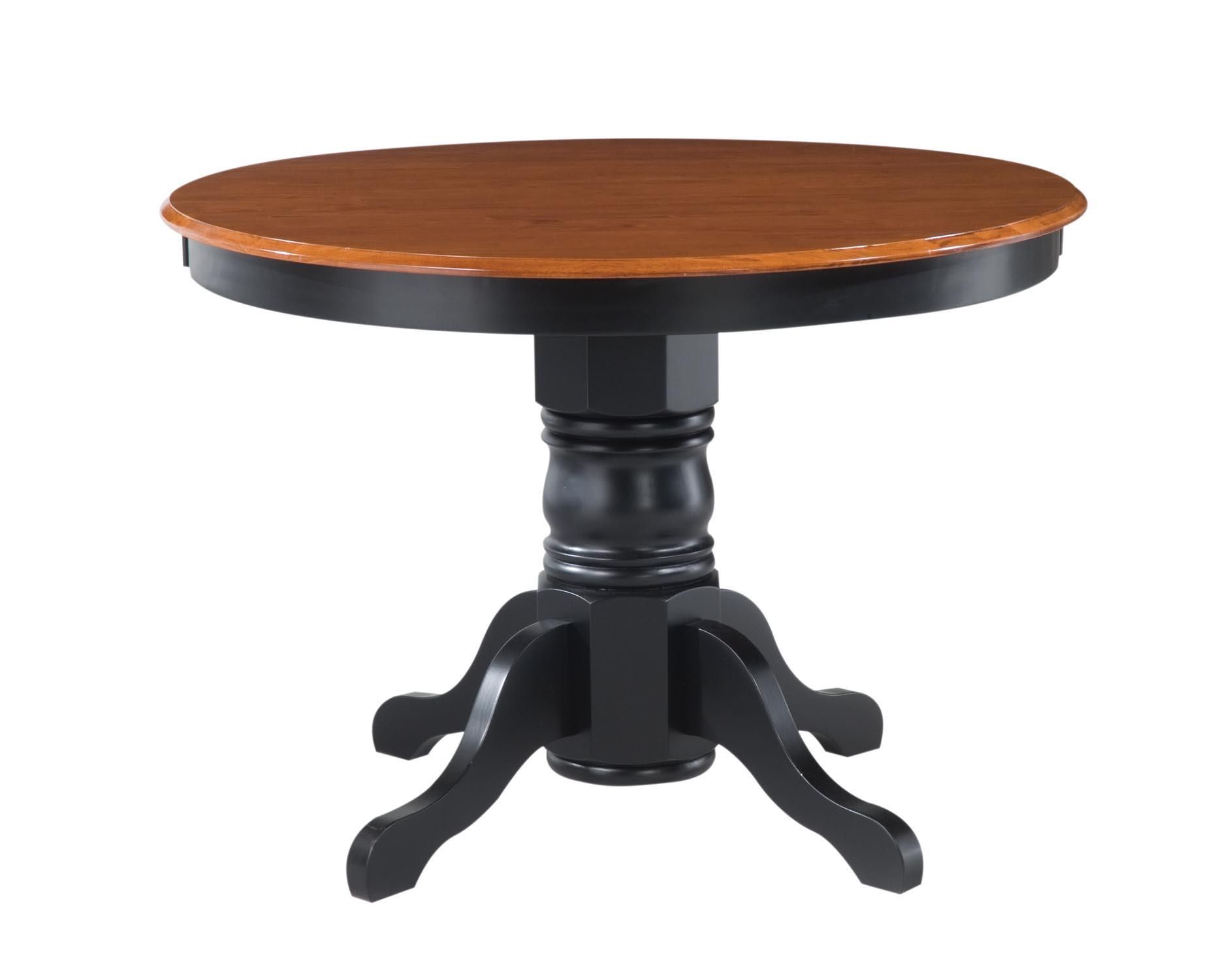 Home Styles Round Pedestal Dining Tableoj Commerce For Recent 28'' Pedestal Dining Tables (View 9 of 15)
