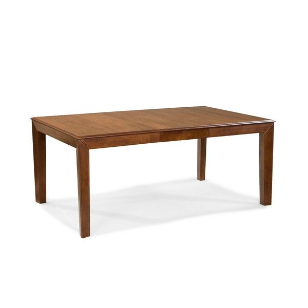 Intercon Scottsdale Solid Rubberwood Dining Table Regarding Most Recent Aulbrey Butterfly Leaf Teak Solid Wood Trestle Dining Tables (View 10 of 15)