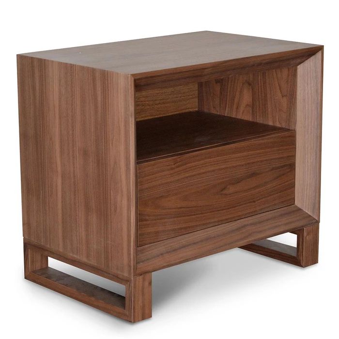 Jaxson Bedside Table – Walnut | Walnut Bedside Table With Regard To Most Current Drew  (View 15 of 15)