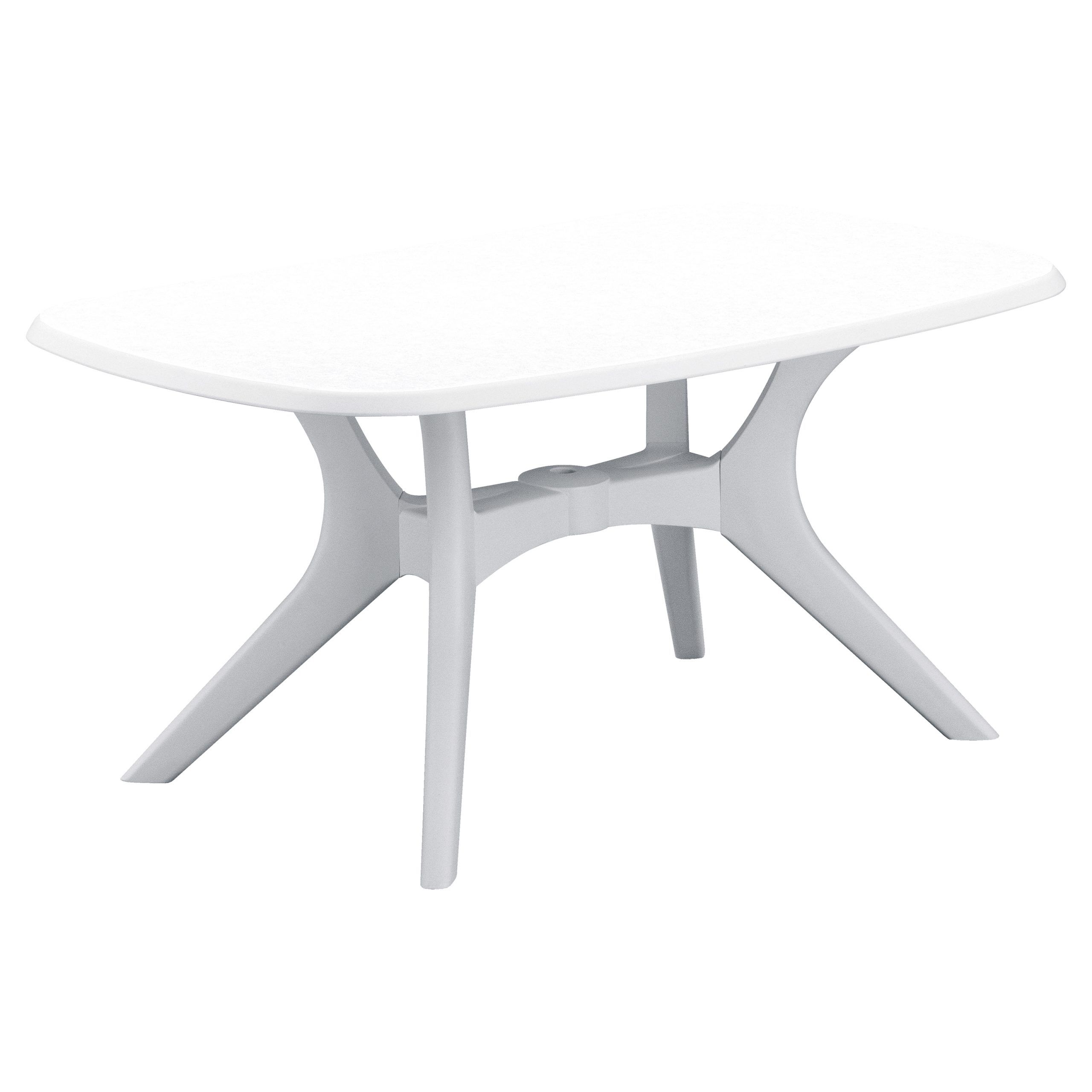 Kettler 63 X 38 In. Kettalux Plus Table With Umbrella Hole With Regard To Most Up To Date Nalan 38'' Dining Tables (Photo 8 of 15)