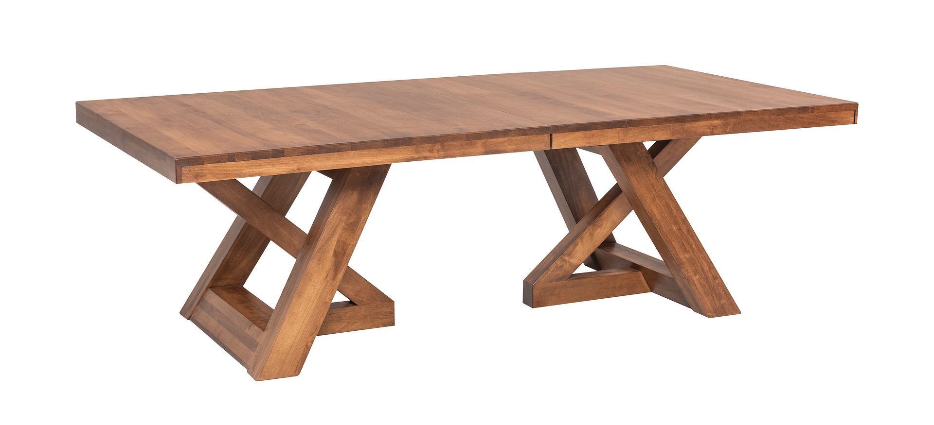 Featured Photo of Geneve Maple Solid Wood Pedestal Dining Tables