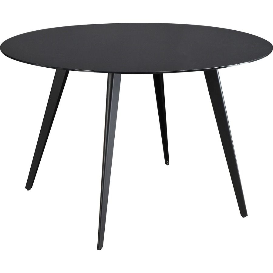 Llr 59726 | Lorell Round Glass Conference Tabletop In Current Collis Round Glass Breakroom Tables (View 9 of 15)
