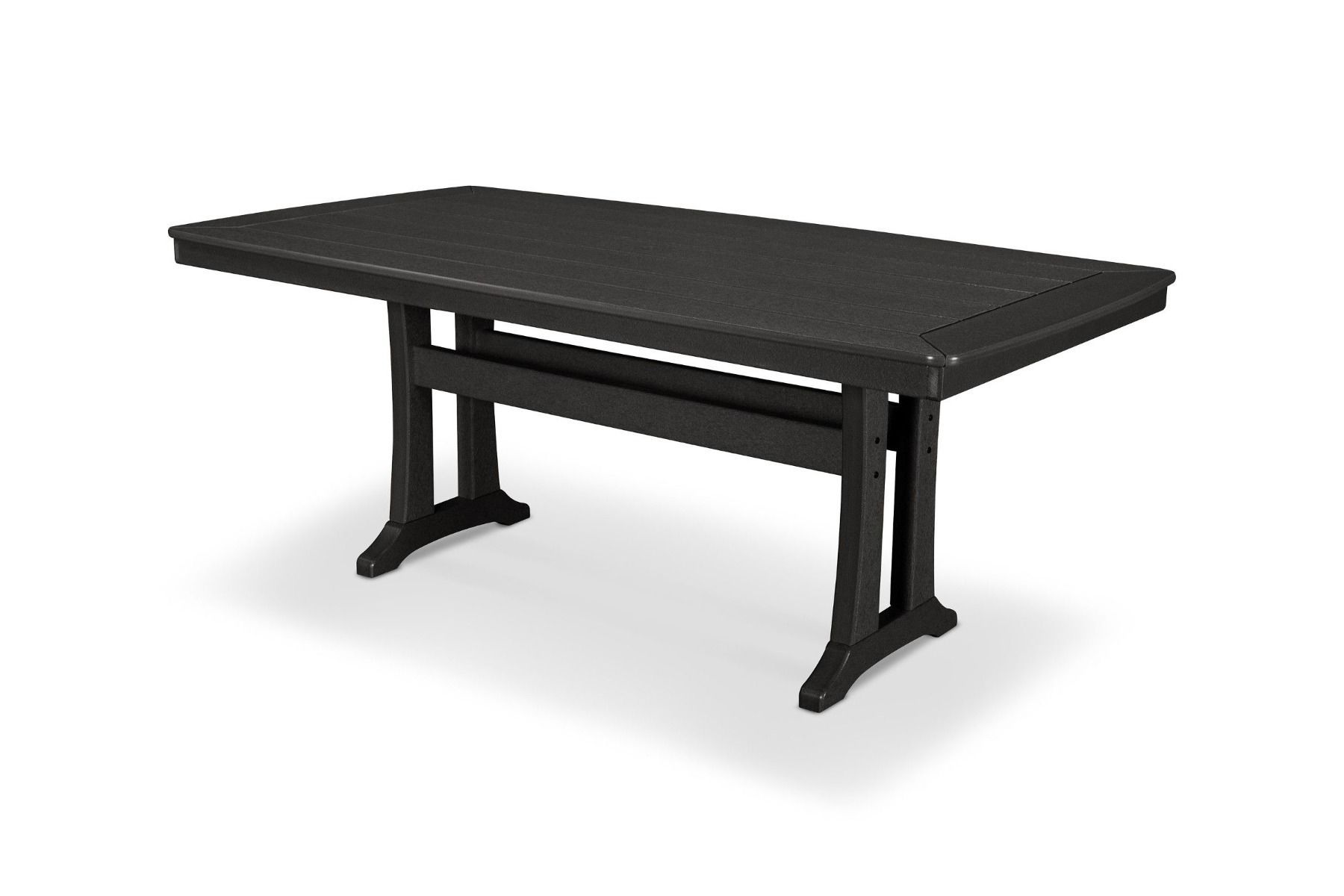 Nautical Trestle 38" X 73" Dining Table Pl83 T2L1 In Recent Bechet 38'' Dining Tables (View 9 of 15)