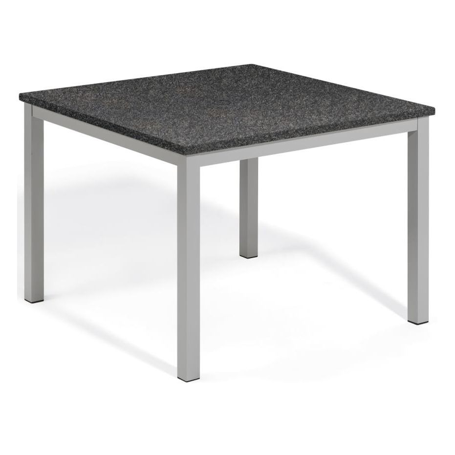 Oxford Garden Travira Granite Lite Core Dining Table – 39" With Most Popular Balfour 39&#039;&#039; Dining Tables (View 3 of 15)