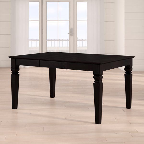Pennington Extendable Solid Wood Dining Table | Solid Wood With Newest Bradly Extendable Solid Wood Dining Tables (View 4 of 15)