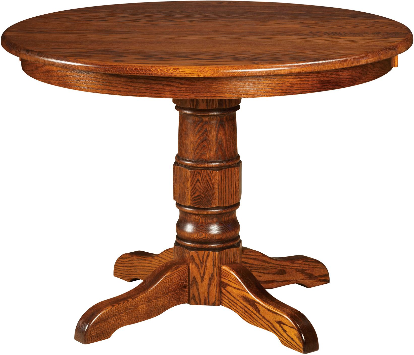 Preston Single Pedestal Table | Amish Preston Single Inside Best And Newest Villani Pedestal Dining Tables (View 6 of 15)