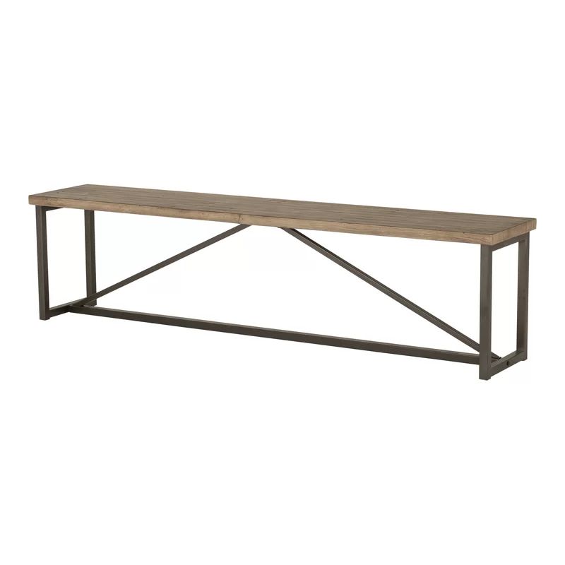 Rishaan Wood Bench | Wood, Bench, Rustic Pertaining To Newest Rishaan Dining Tables (View 8 of 15)