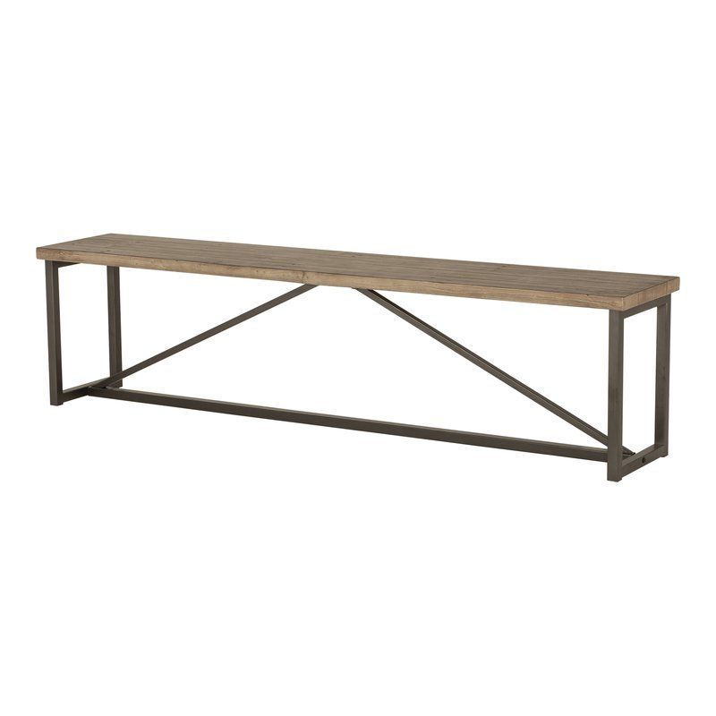 Rishaan Wood Bench | Wood Bench, Wood, Bench Within Recent Rishaan Dining Tables (View 5 of 15)