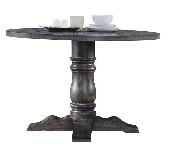 Shaftesbury Traditional 47" Round Pedestal Dining Table In Within Latest Kohut 47'' Pedestal Dining Tables (Photo 6 of 15)