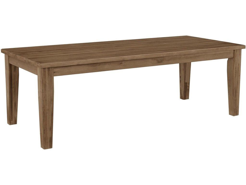 Simply Dining Maple Casual Solid Wood 90" Dining Table In Current Tylor Maple Solid Wood Dining Tables (View 2 of 15)