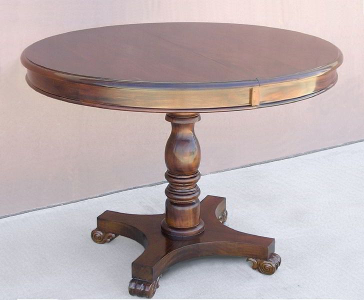 Victorian Pedestal Dining Table Replica Made Of Mahgany Wood Inside Recent 28&#039;&#039; Pedestal Dining Tables (View 14 of 15)