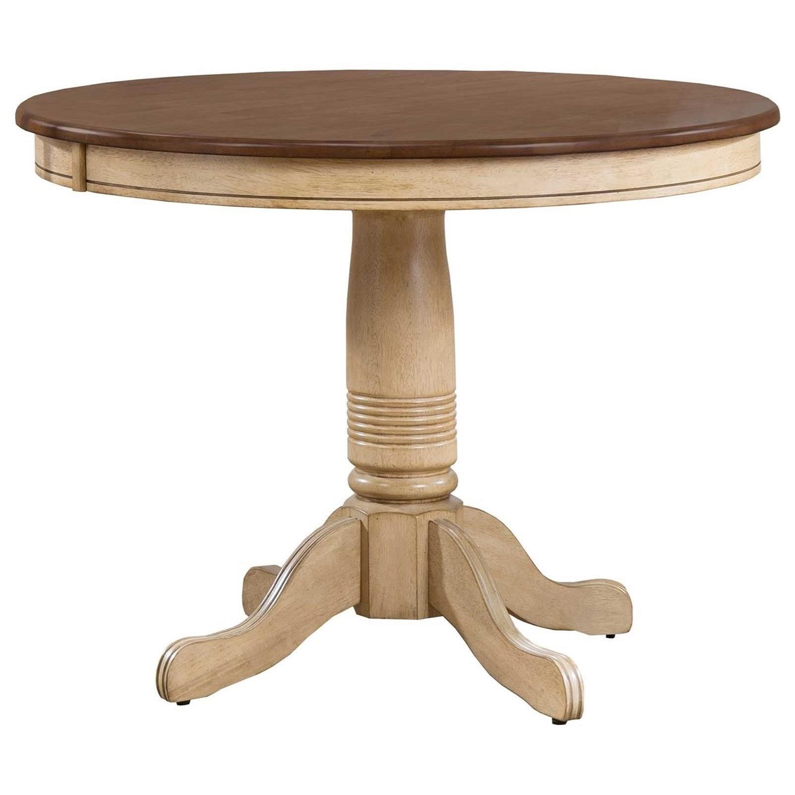 Winners Only Farmington Df54242W 42" Round Single Pedestal With 2017 Darbonne 42&#039;&#039; Dining Tables (View 13 of 15)