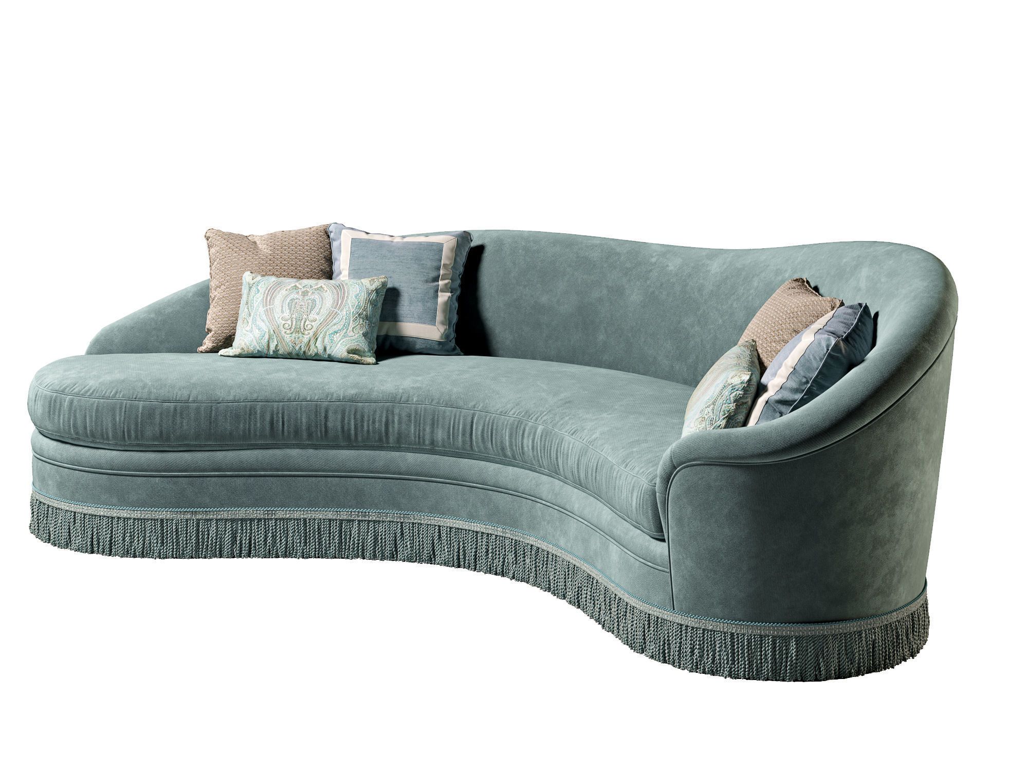 3D Model Jumbo Round Sofa Ple 00 | Cgtrader With Regard To Round Sofas (View 7 of 15)