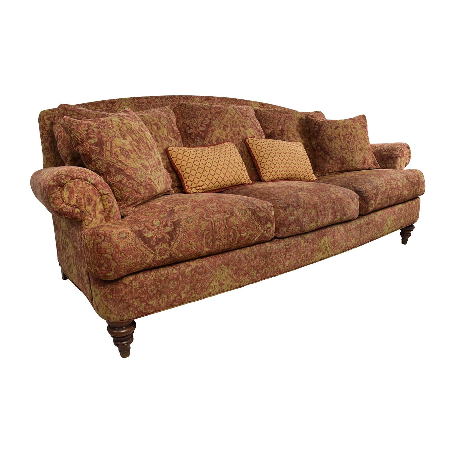 65% Off – Ethan Allen Ethan Allen Paisley Cushioned Sofa Inside Ethan Allen Sofas And Chairs (View 1 of 15)