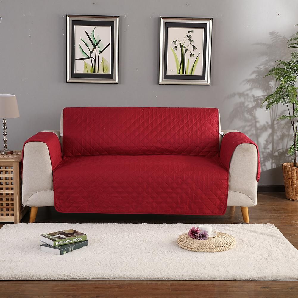 Adeeing Solid Color Pets Sofa Cover Washable Removable Inside Sofas With Removable Covers (View 9 of 15)