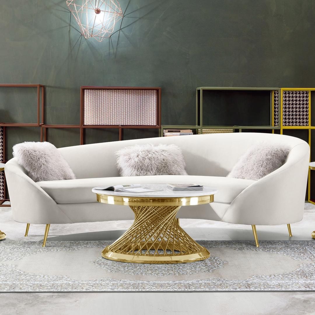 Amazing Contemporary Curved Sofa Designs Ideas – Live Enhanced Regarding Round Sofas (View 13 of 15)