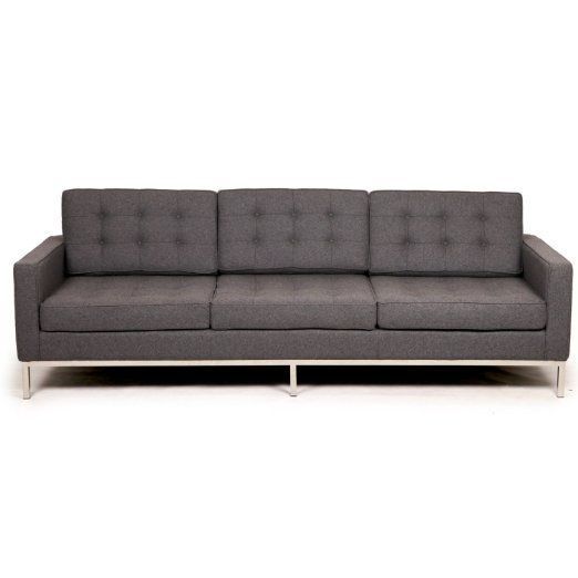 Amazon – Kardiel Florence Knoll Style Sofa 3 Seat In Florence Knoll 3 Seater Sofas (View 8 of 15)