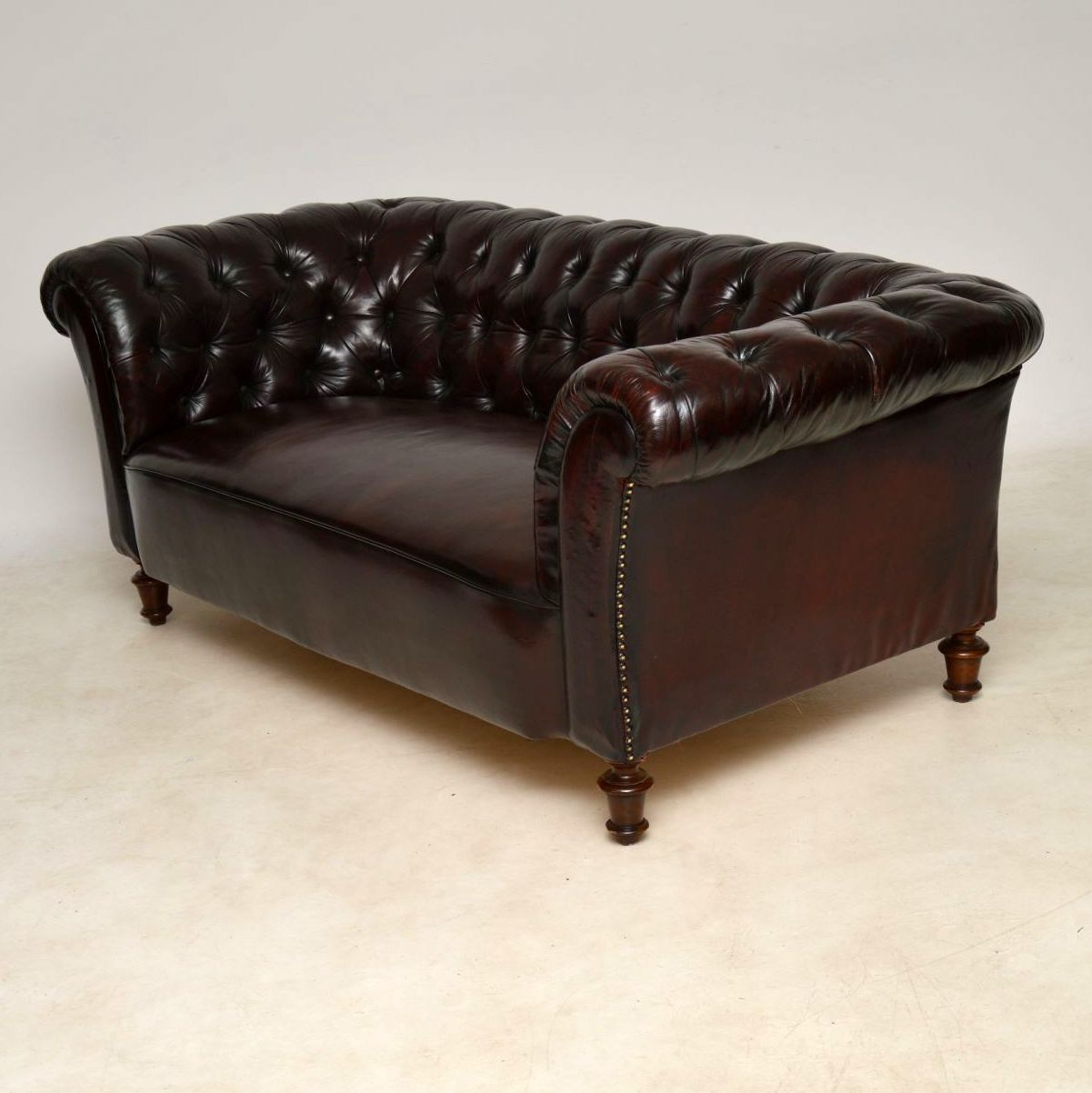 Antique Swedish Leather Chesterfield Sofa | Interior For Leather Chesterfield Sofas (View 14 of 15)