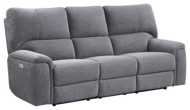 Ashland Power Reclining Sofa Collection – Transitional Within Magnus Brown Power Reclining Sofas (View 2 of 15)
