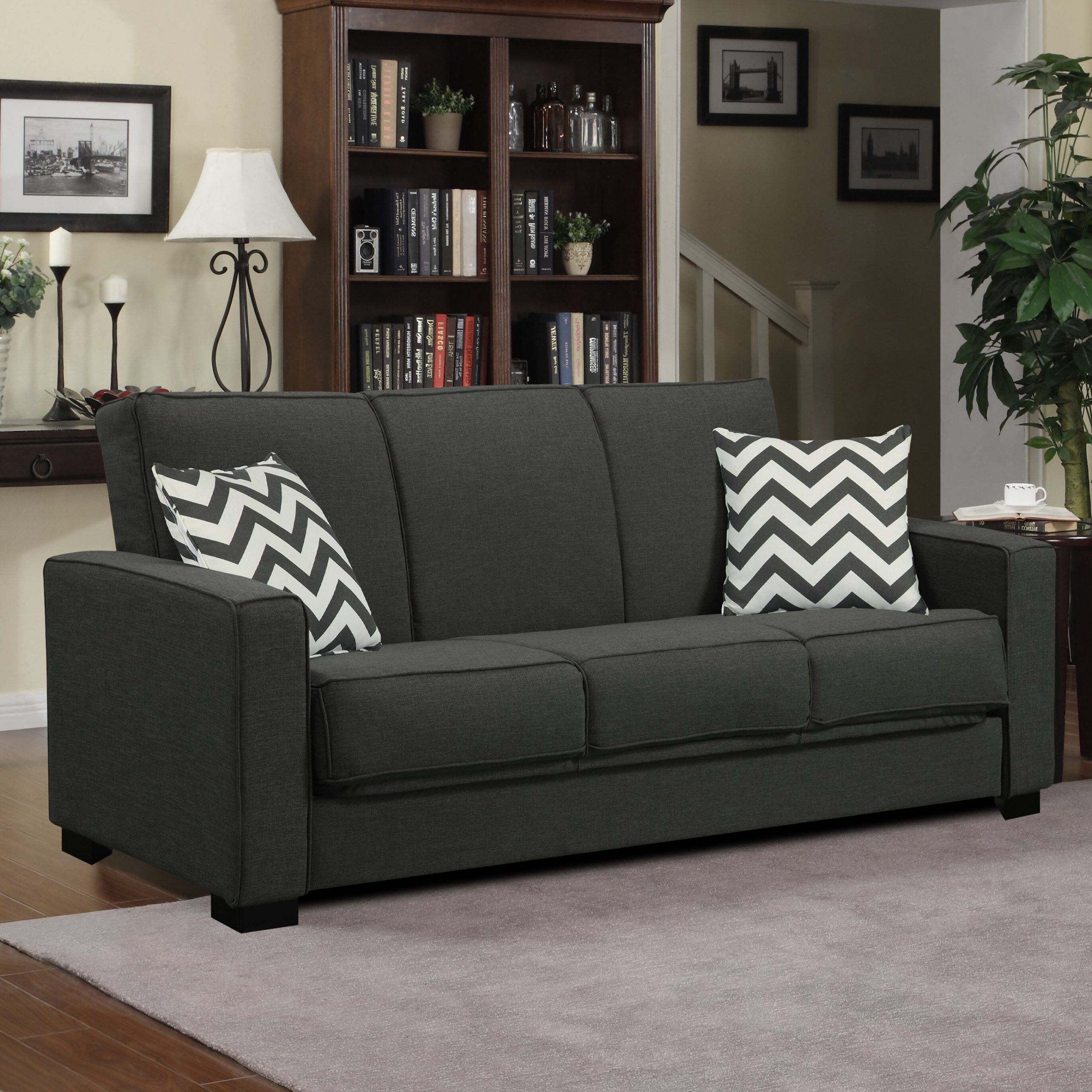 Athena Convertible Sleeper Sofa | Wayfair Within Convertible Sectional Sofas (View 12 of 15)