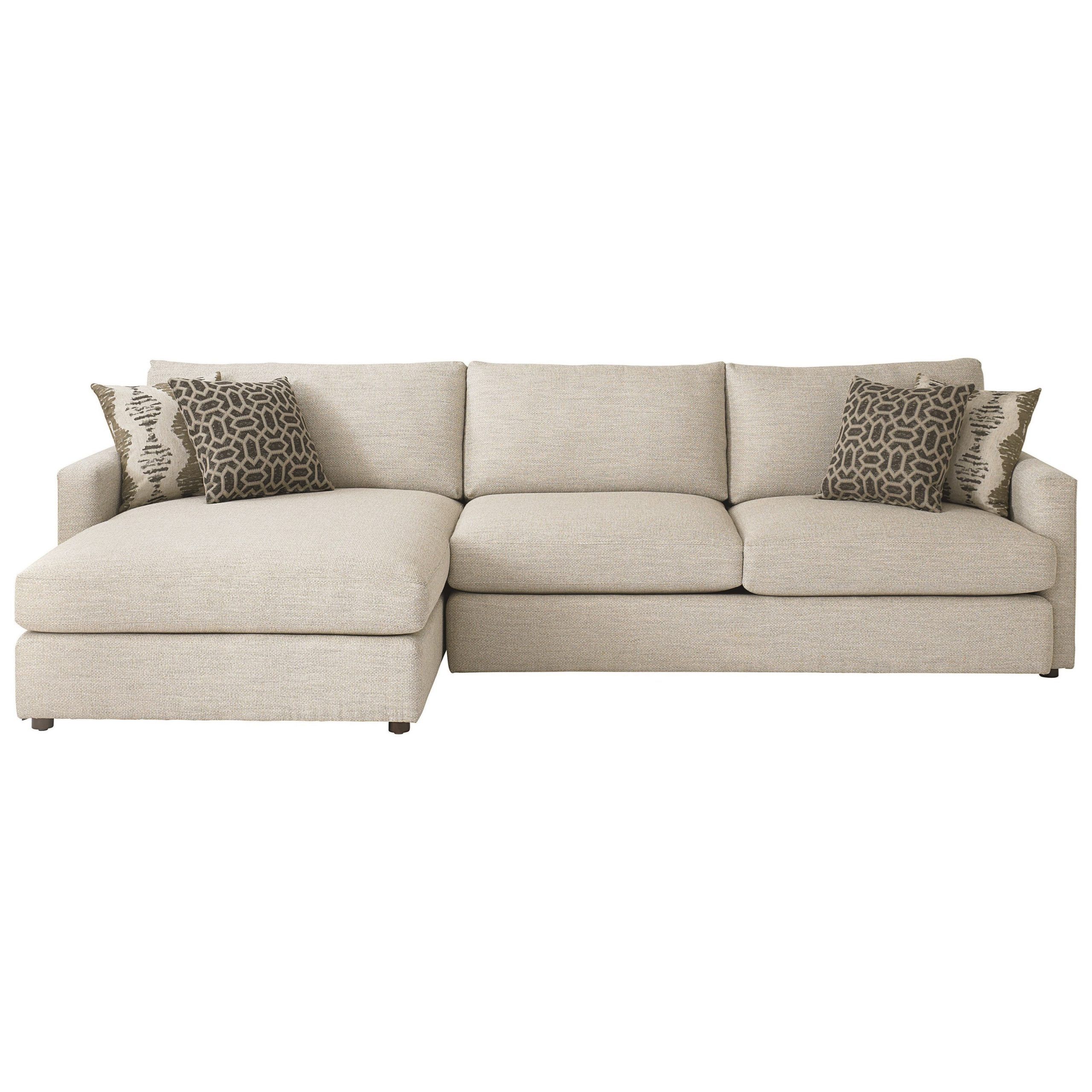 Bassett Allure Contemporary Sectional With Left Arm Facing Inside Hannah Left Sectional Sofas (View 12 of 15)