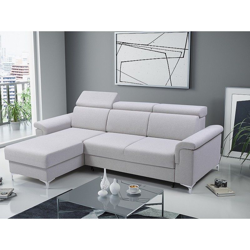 Bmf Vermont Modern Corner Sofa Bed Storage Chrome Legs In Celine Sectional Futon Sofas With Storage Reclining Couch (View 9 of 15)
